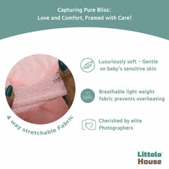 Knitted Stretch Wrap | Pink Peach