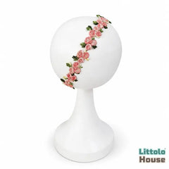 Moonlight Meadow Headband H119 | Coral