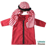 Baby Boy Stylish Sheikh Thawb with Headdress O022 | Red