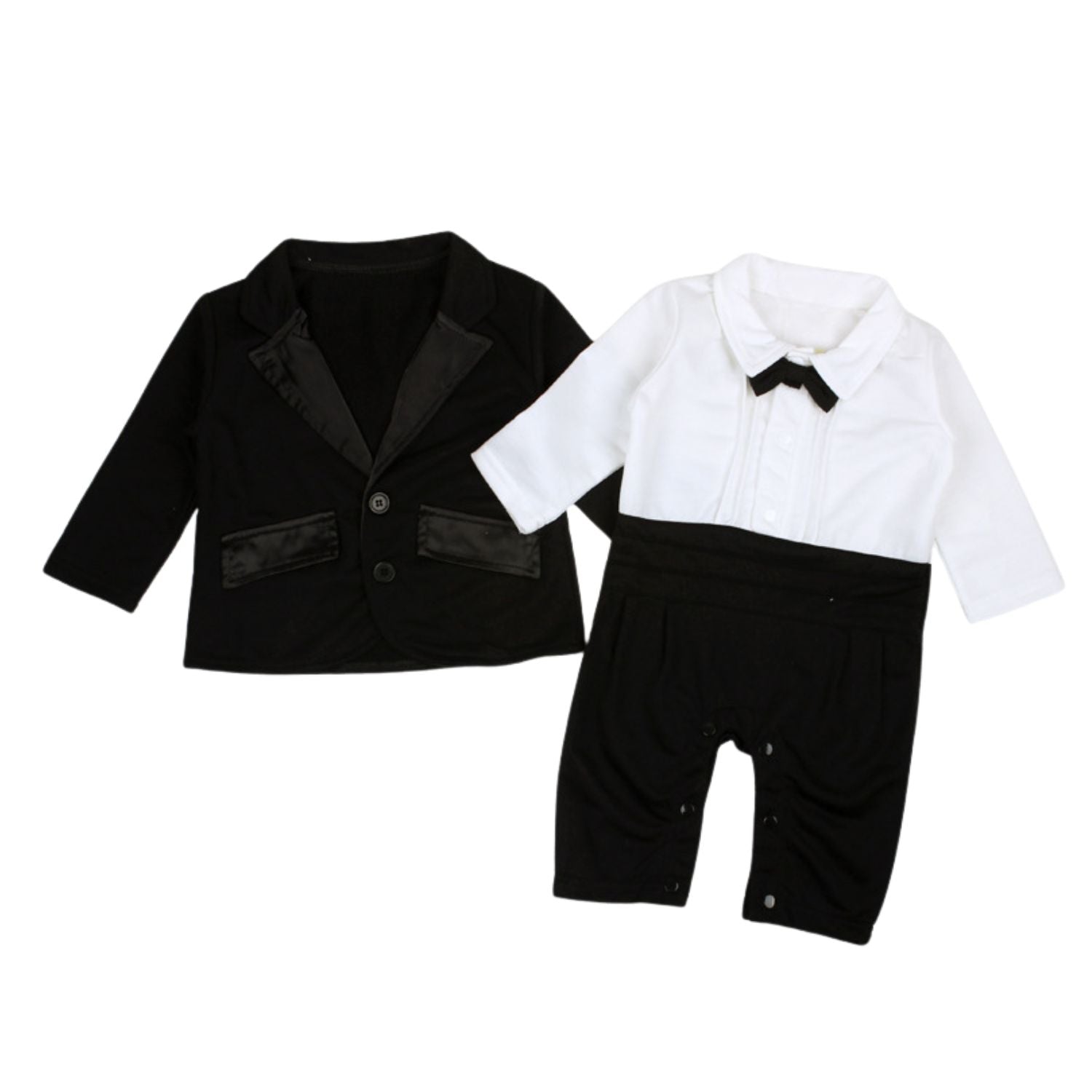 Baby Stylish Boss Baby costume O035 | 1Y | Black White
