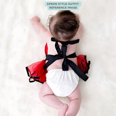 Baby Girl Alice Lace Outer Apron Frock with Headband O188 | 6M | Sky