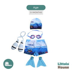 Baby Scuba Diving Costume with Acessories O196 | NB | Blue