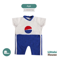 Baby Pepsi Theme Costume with Acessories O197 | NB | White Blue