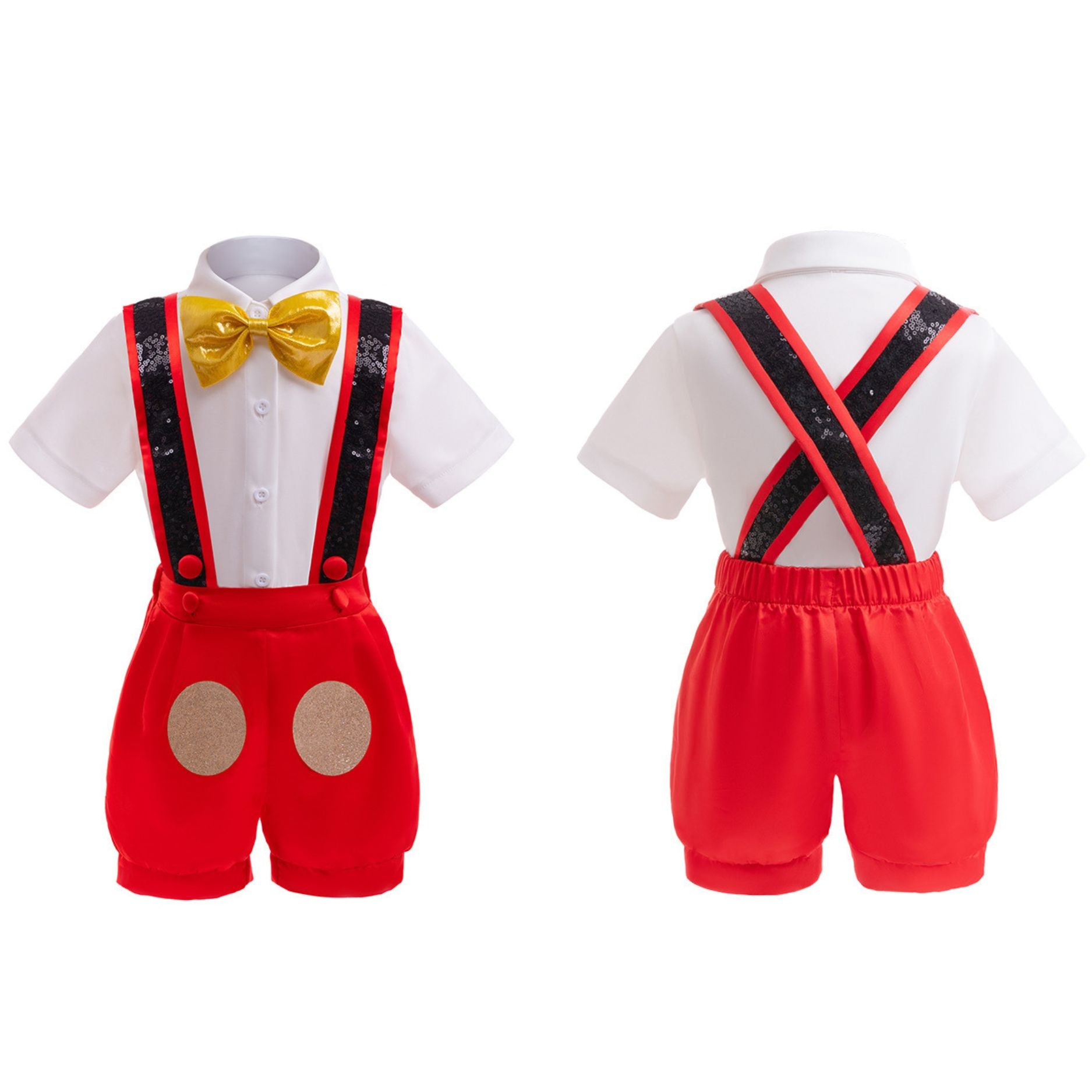Baby Boy Mickey Mouse Cosplay Costume O213 | 1Y | Multicolour