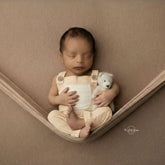 Baby Ribbed Romper O228 | 2M | Cream