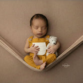 Baby Ribbed Romper O228 | 2M | Mustard