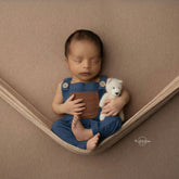 Baby Ribbed Romper O228 | 2M | Royal Blue