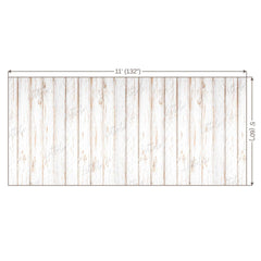 LB0002 White Rustic Planks Backdrop
