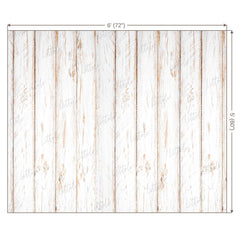 LB0002 White Rustic Planks Backdrop