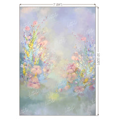 LB0007 Floral and Fine Arts Backdrop