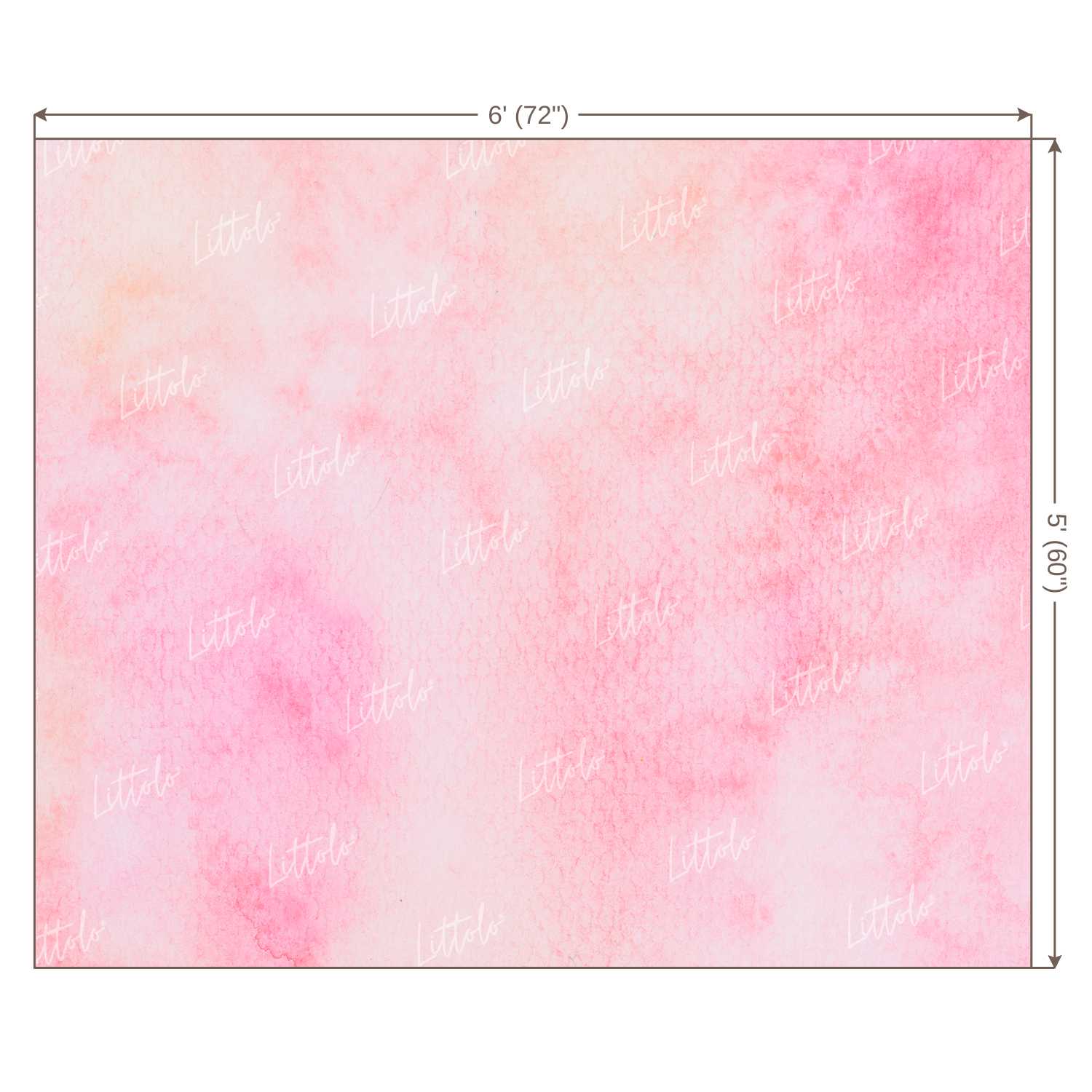 LB0030 Mermaid Fins Pink Shades Texture Backdrop