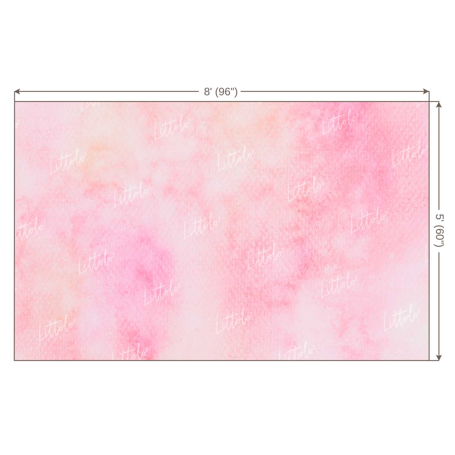 LB0030 Mermaid Fins Pink Shades Texture Backdrop
