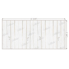 LB0049 White Planks Backdrop