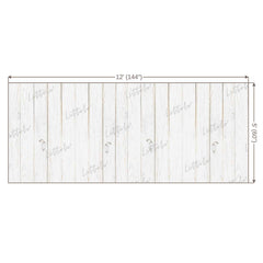 LB0049 White Planks Backdrop