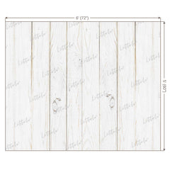 LB0049 White Planks Backdrop