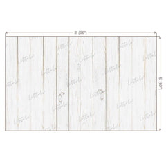 LB0049 White Planks Backdrop