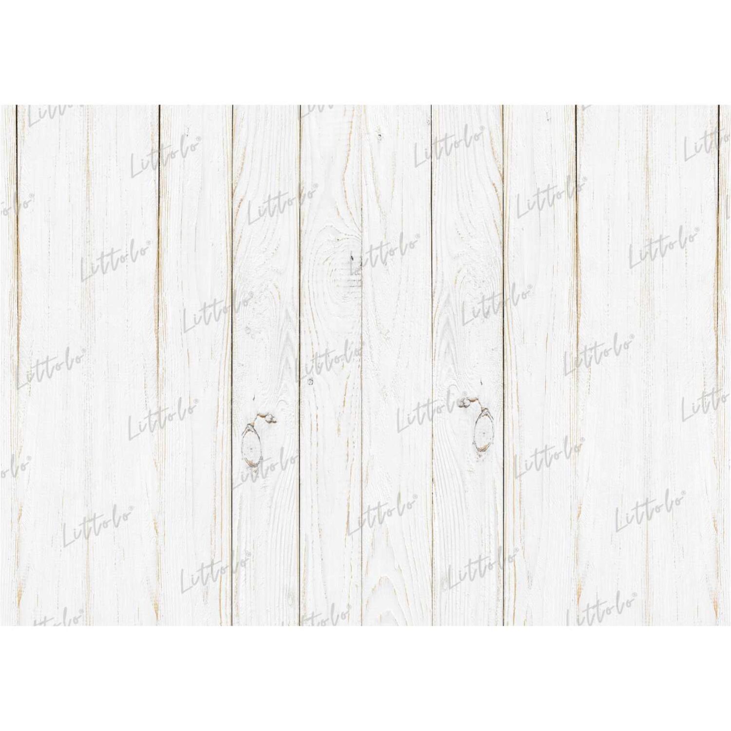 LB0049 White Planks Backdrop