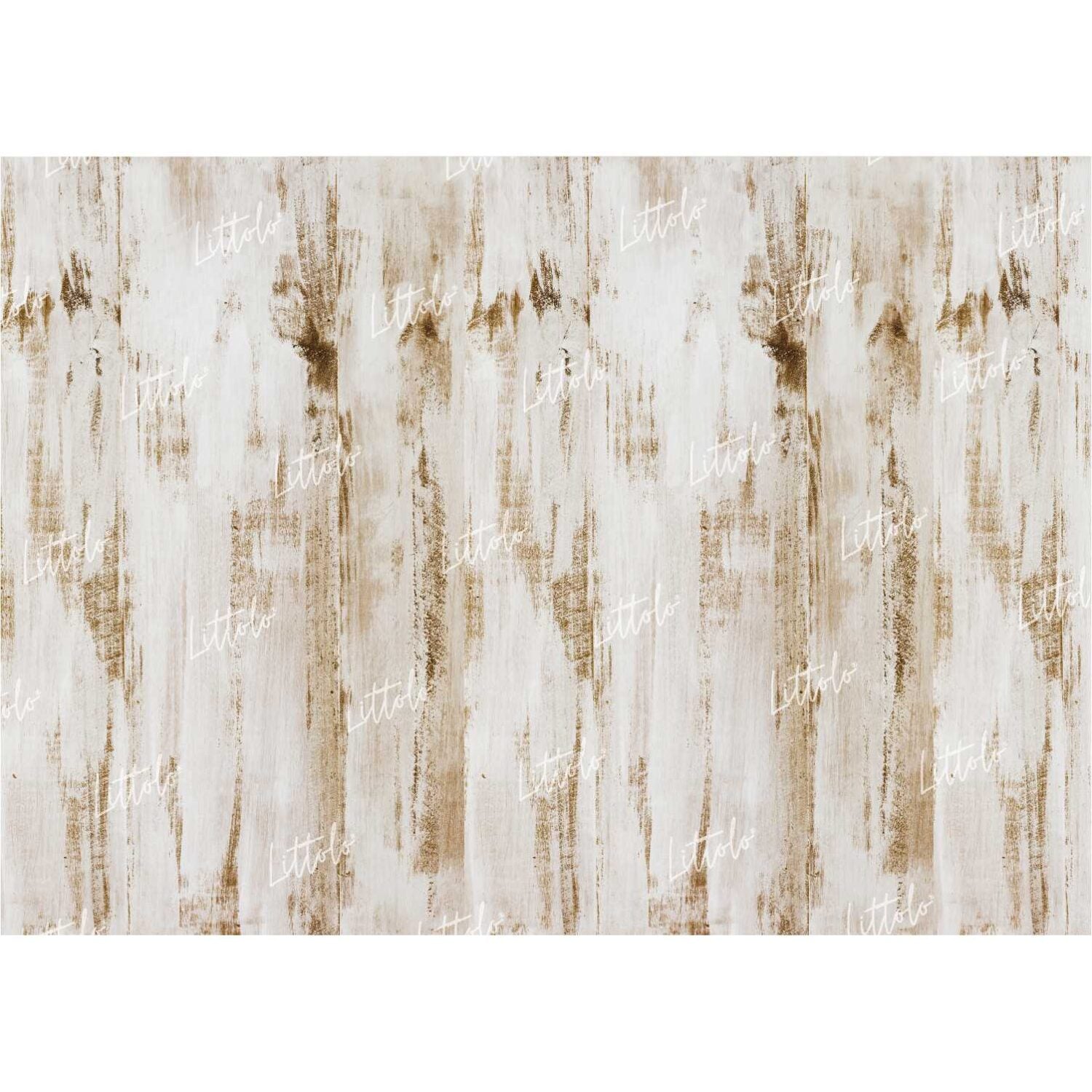 LB0067 White Planks Backdrop