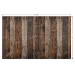 LB0083 Brown Mix Shades Planks Backdrop