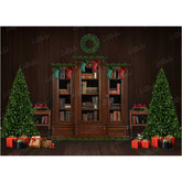 LB0097 Christmas Living Room Theme Backdrop