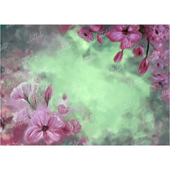LB0098 Floral and Fine Arts Backdrop