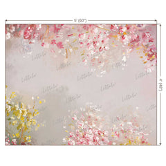LB0101 Floral and Fine Arts Backdrop