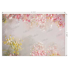 LB0101 Floral and Fine Arts Backdrop