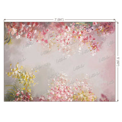 LB0101 Floral and Fine Arts Backdrop