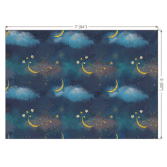 LB0104 Moon Stars Theme Backdrop
