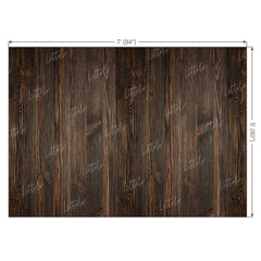 LB0126 Brown Planks Backdrop