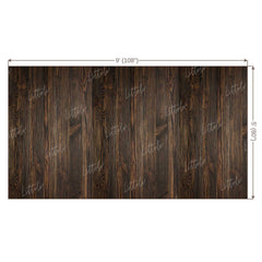 LB0126 Brown Planks Backdrop