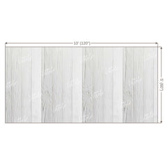 LB0133 White Planks Backdrop