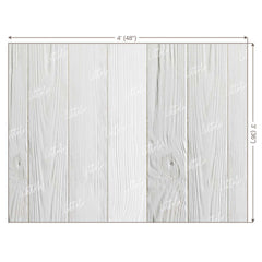 LB0133 White Planks Backdrop