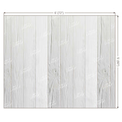 LB0133 White Planks Backdrop