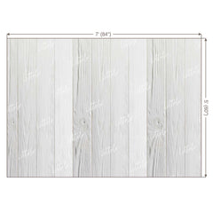 LB0133 White Planks Backdrop