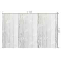 LB0133 White Planks Backdrop