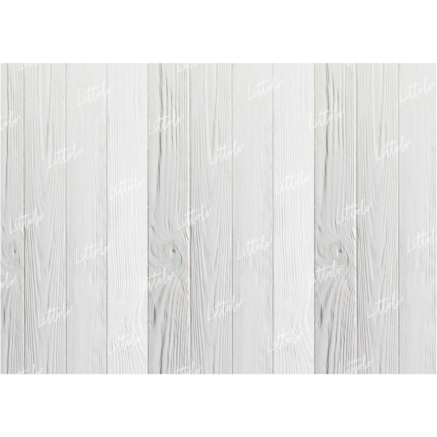 LB0133 White Planks Backdrop