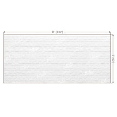 LB0136 White Planks Backdrop