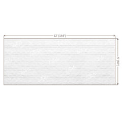 LB0136 White Planks Backdrop