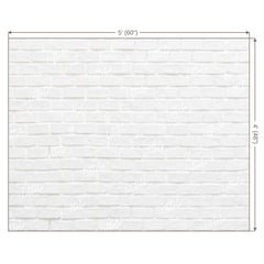 LB0136 White Planks Backdrop