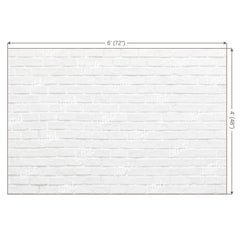 LB0136 White Planks Backdrop