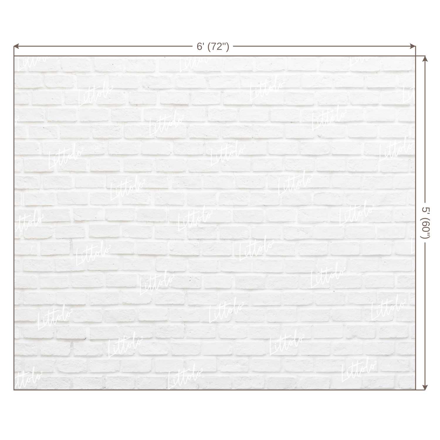 LB0136 White Planks Backdrop