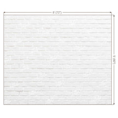 LB0136 White Planks Backdrop
