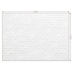 LB0136 White Planks Backdrop