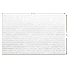 LB0136 White Planks Backdrop