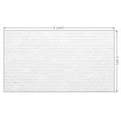 LB0136 White Planks Backdrop