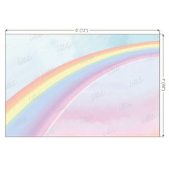 LB0144 Half Rainbow Theme Backdrop
