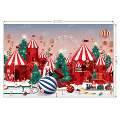 LB0158 Christmas Festivals and Seasons Backdrop