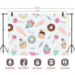 LB0165 Sugar Rush 2 Theme Backdrop