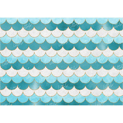 LB0166 Mermaid Fins Theme Backdrop